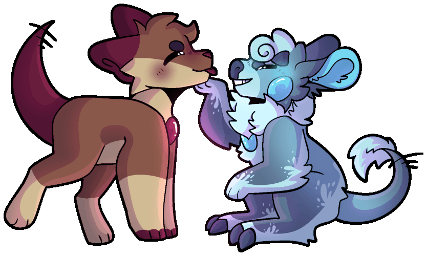 Two Shaded Full Bodies